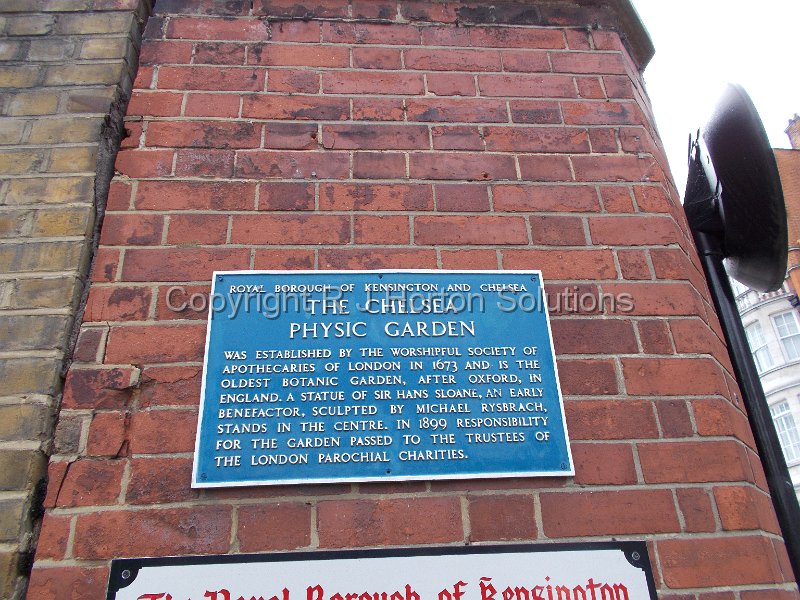 Chelsea Physic - Entrance